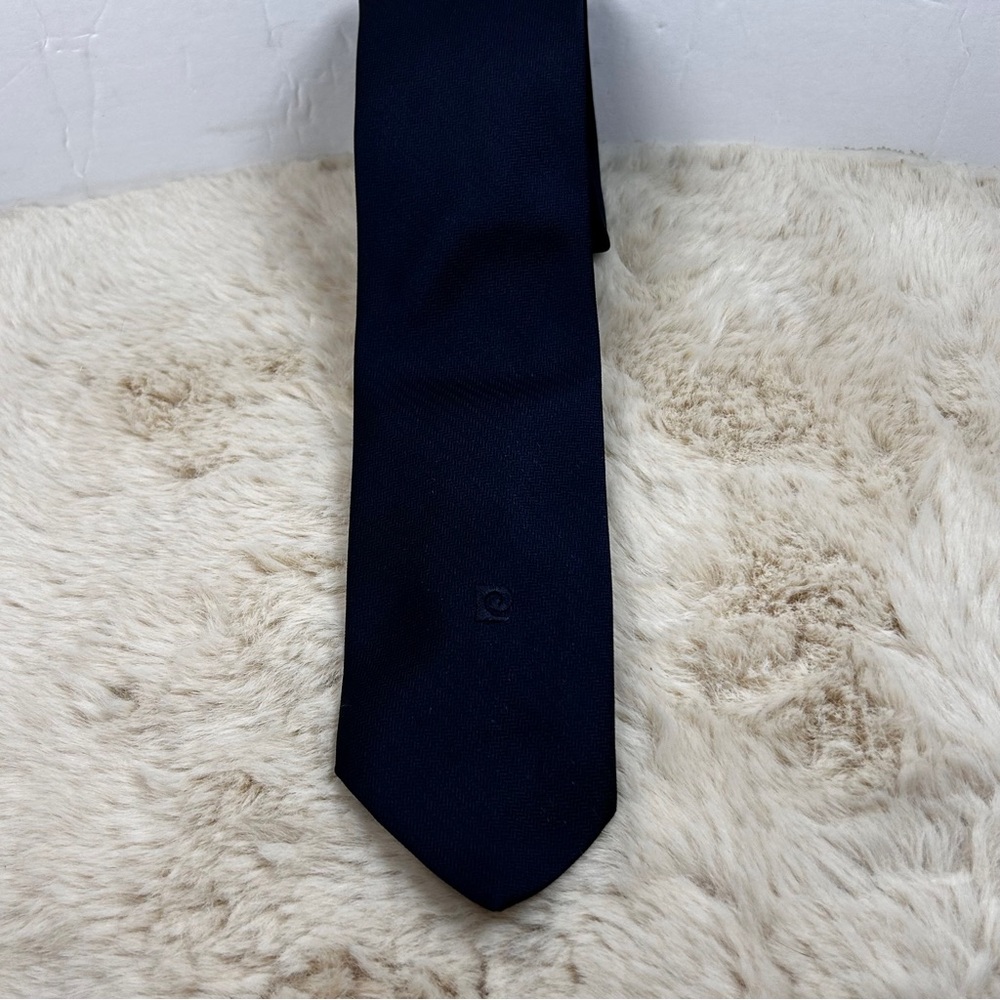 Pierre Cardin Navy Blue Textured Tie